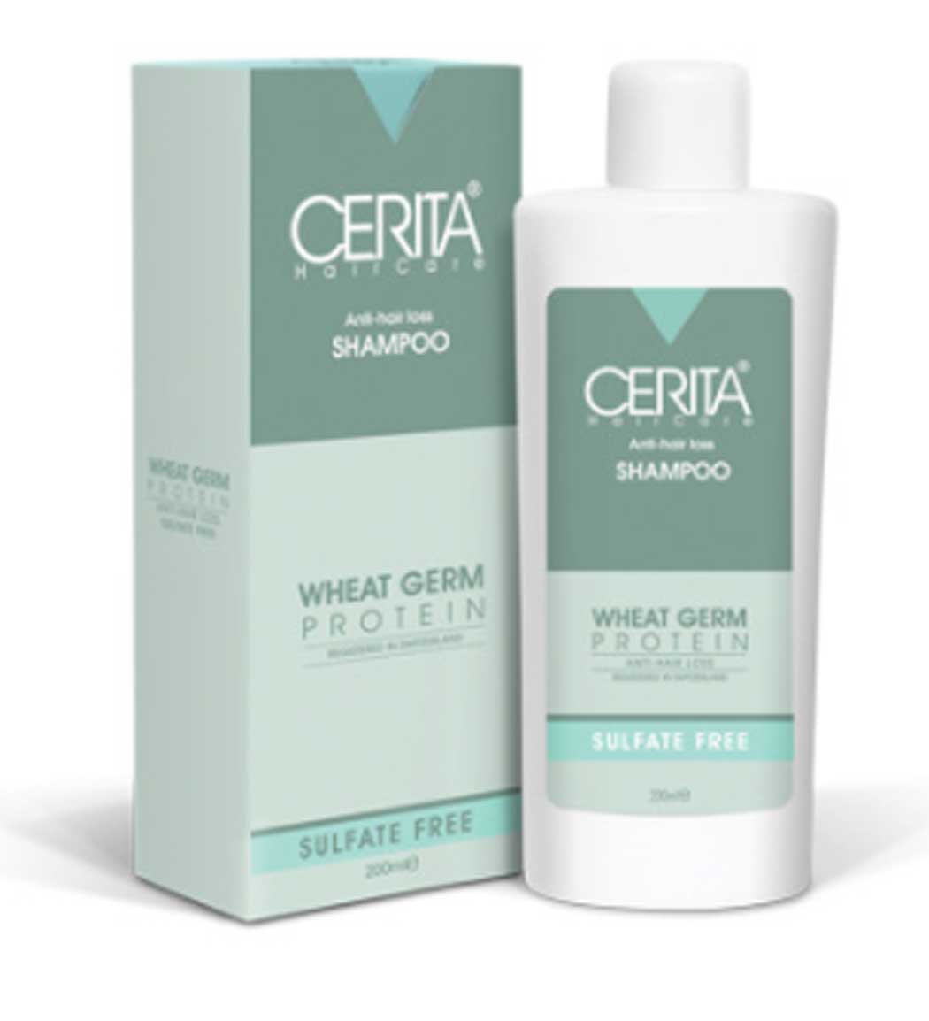 شامپو تقویت کننده فری سولفات جوانه گندم سریتا