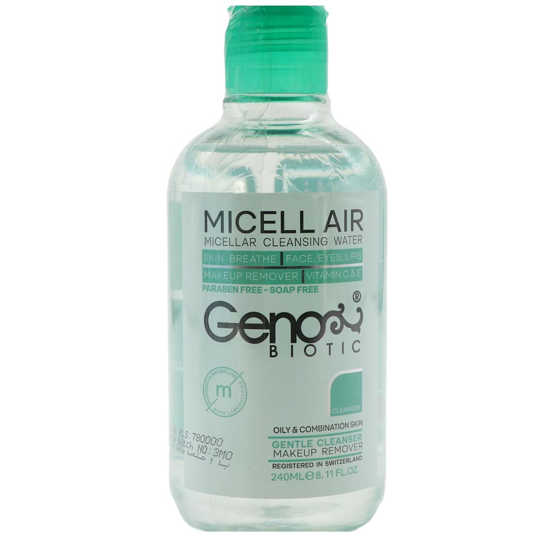 محلول پاک کننده آرایش پوست چرب و مختلط ژنو