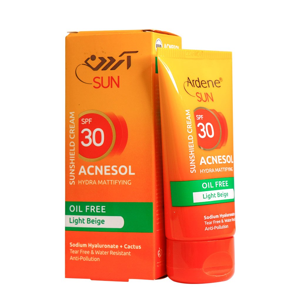 کرم ضد آفتاب فاقد چربی SPF 30 (رنگی) آردن