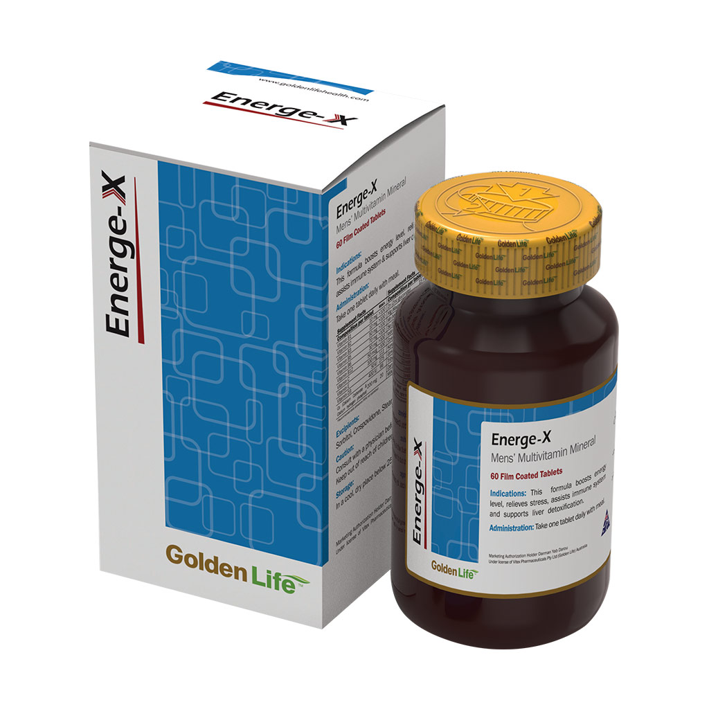 مولتی ویتامین مینرال آقایان انرژکس 60 عددی