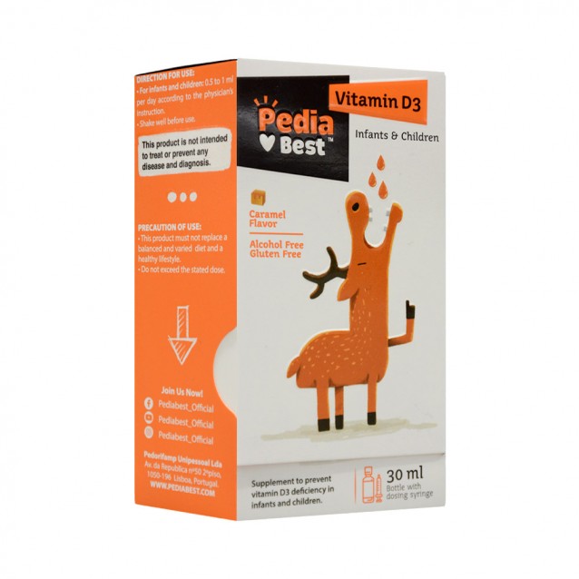قطره پدیابست ویتامین د3