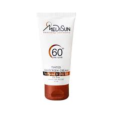کرم ضد آفتاب رنگی مدیسان SPF50 (بژ طبیعی)