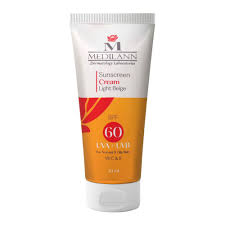 کرم ضد آفتاب رنگی فاقد چربی SPF 60 مدیلن